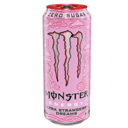 Boisson énergisante fraise sans sucre 50cl