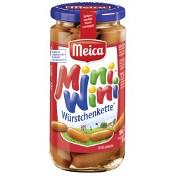 Saucisses MiniWini Würstchenkette Extra Knackig 380g