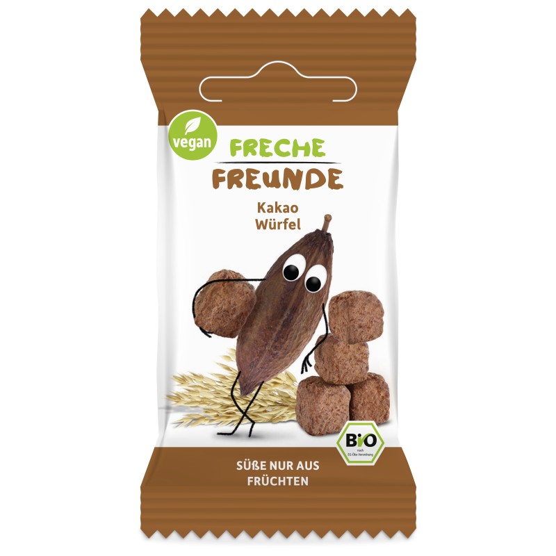 Freche Freunde Bio Cubes de Cacao 20g