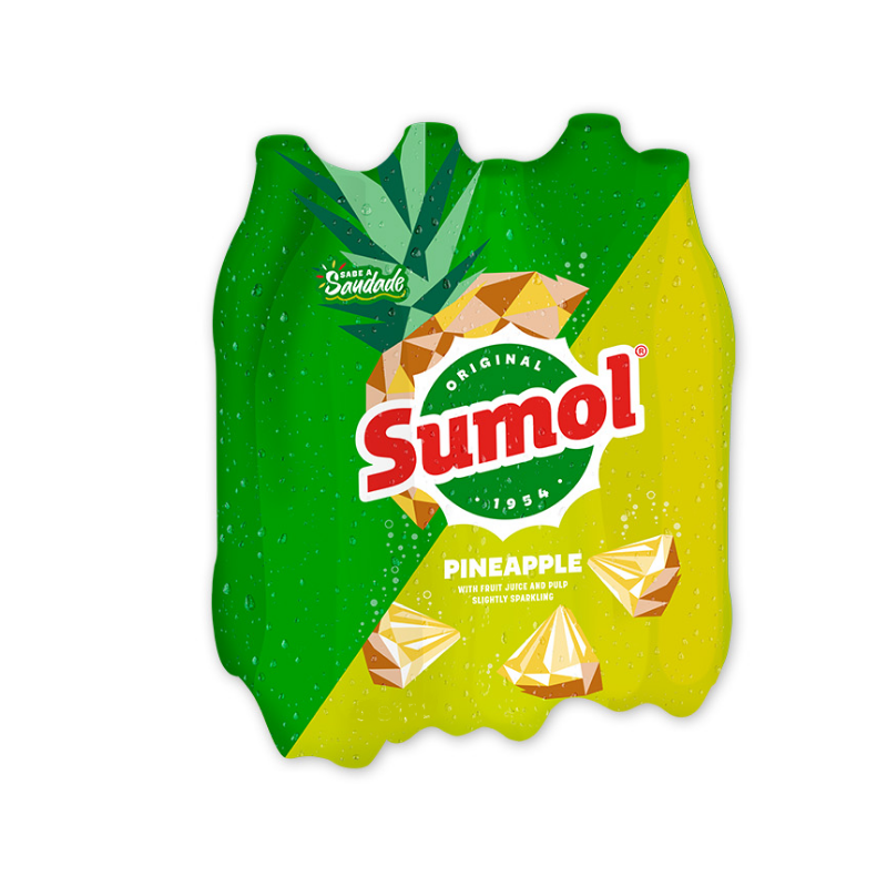 Boisson pétillante à l'ananas 6x50cl