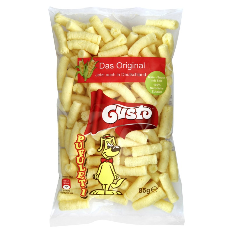 Gusto Snacks de Maïs au Sel 85g