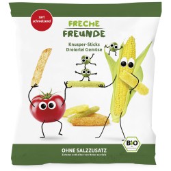 Freche Freunde Bio Sticks Croustillants Légumes 30g