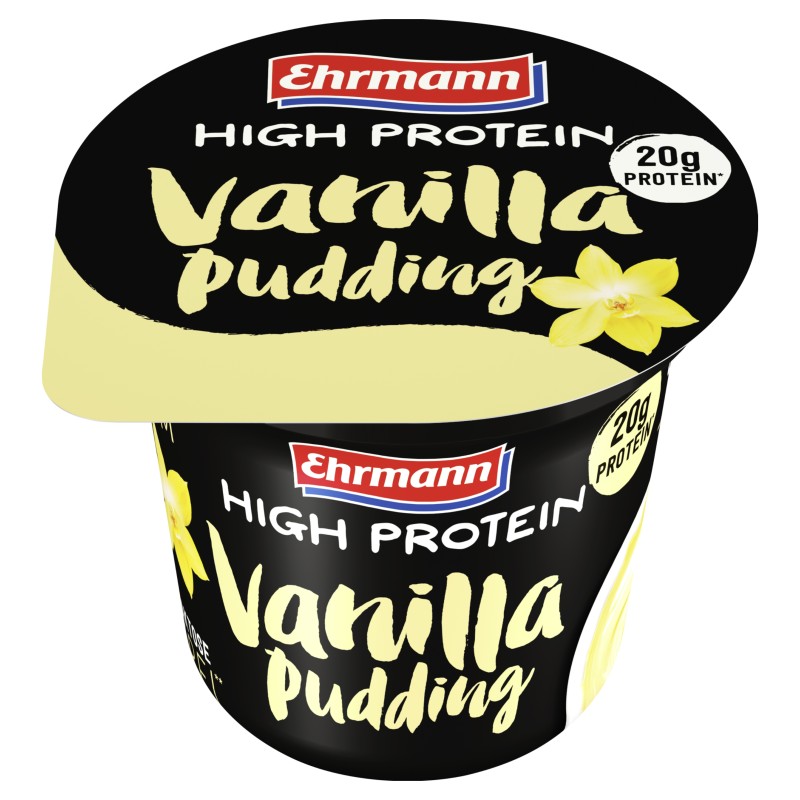 High protein pudding à la vanille 200g