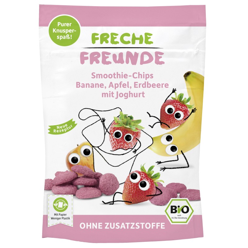 Freche Freunde Bio Chips Fruits dès 3 ans 16g