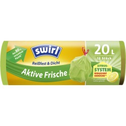 Sac Poubelle Anti Odeur avec Cordon 20l x12