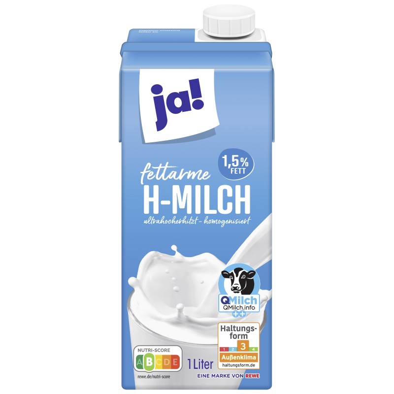 Lait UHT demi-écrémé 1.5%MG 1l