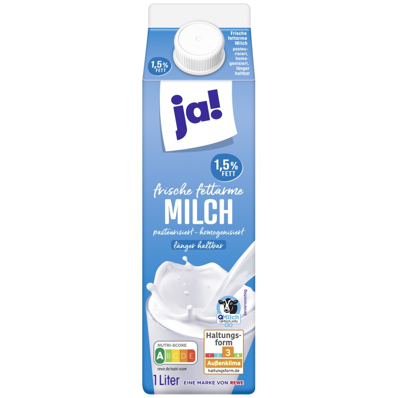 Lait frais demi-écrémé 1.5%MG 1l