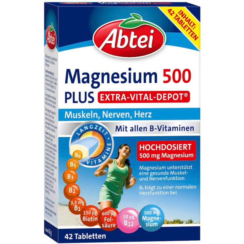 Magnesium 500 Plus Vitamines