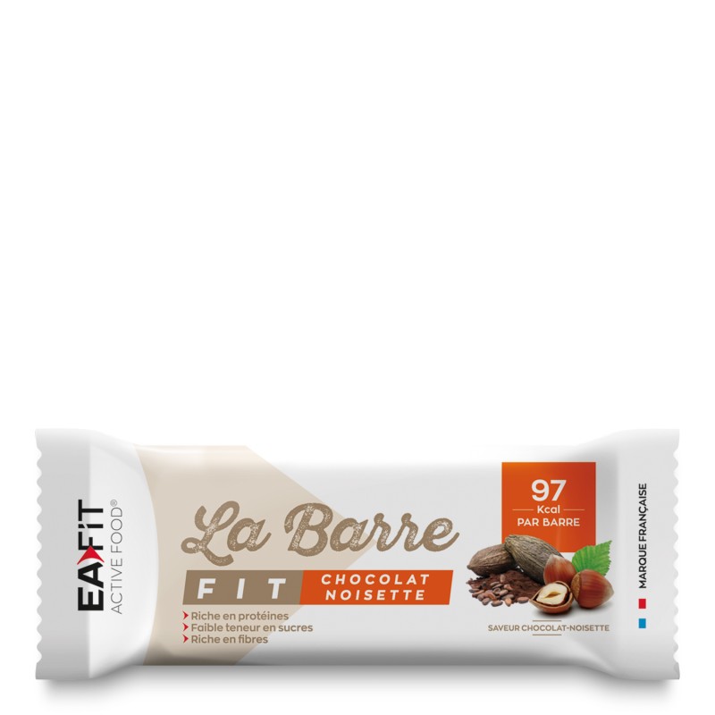 Barre Fit Saveur Chocolat Noisette 28g
