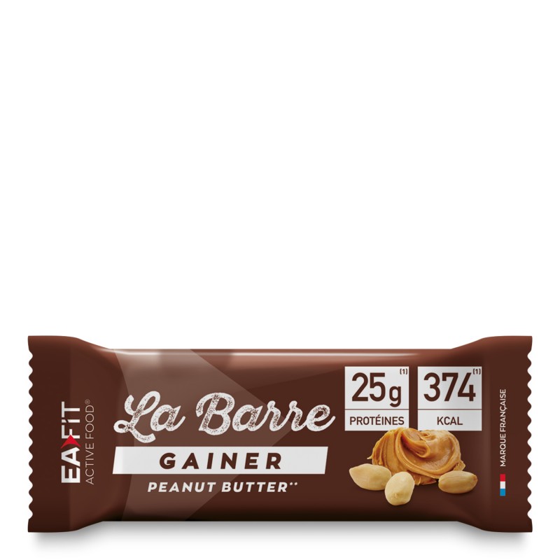 Barre gainer beurre de cacahuètes 90g