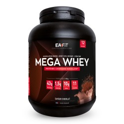 Mega Whey Protéines Croissance Musculaire Chocolat 750g