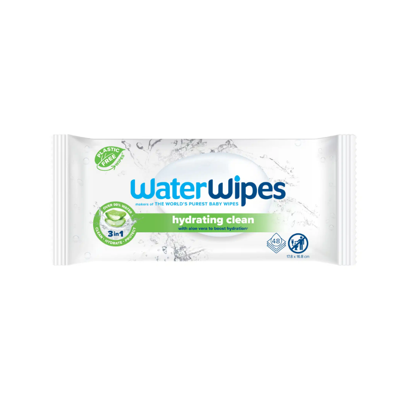 Lingettes hydratantes aloe vera x48
