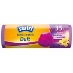 Sacs Poubelle Vanille-Lavande avec liens coulissants35l x9