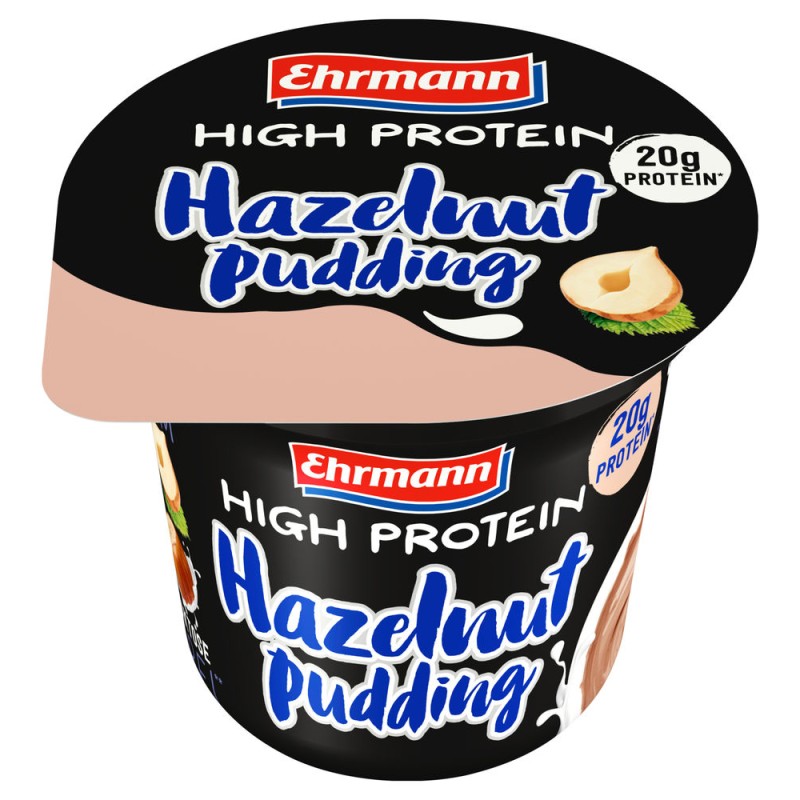 High protein pudding à la noisette 200g