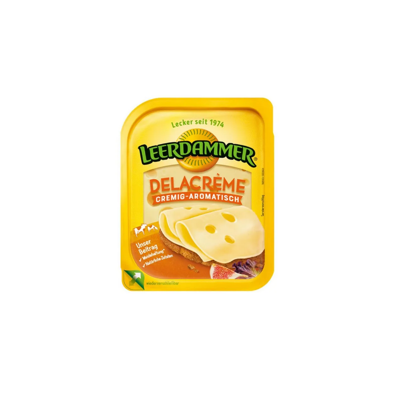 Fromage delacrème en tranche 125g