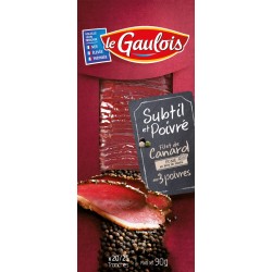 Filet de canard subtil et poivré 90g