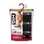 Boxer Homme Stretch Noir T3 x3