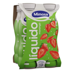 Yaourt liquide à la fraise 4x151ml