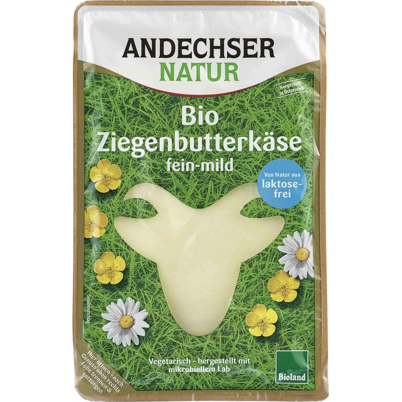 Bio Fromage de chèvre original en tranches 48%MG 100g