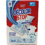 Sachets blanchissants avec détachant action ultime 3en1 x12