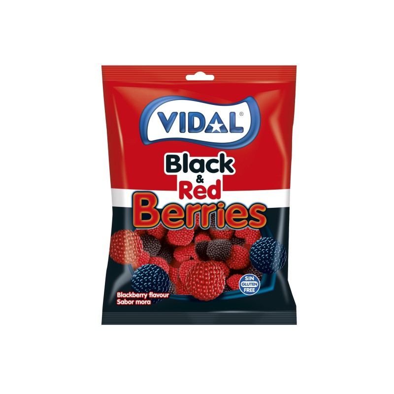 Bonbons gélifiés en forme de mûre 90g