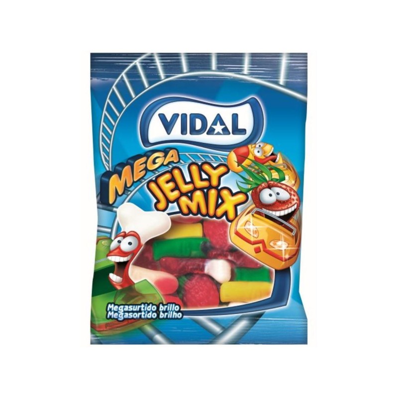 Bonbons gélifiés pailletés assortiment 90g