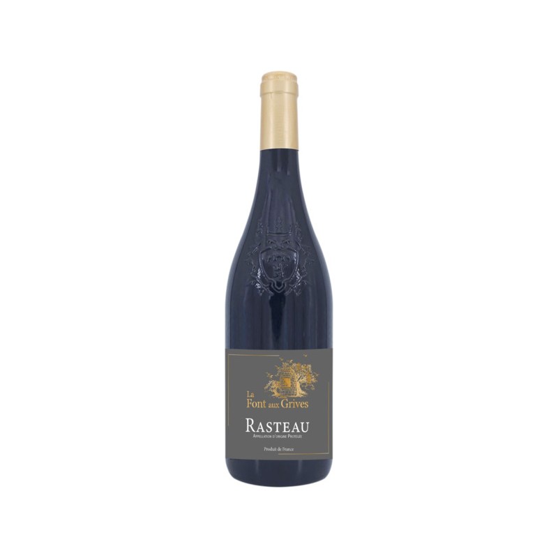 Vin rouge AOP Rasteau La Font aux Grives 14.5% 75cl