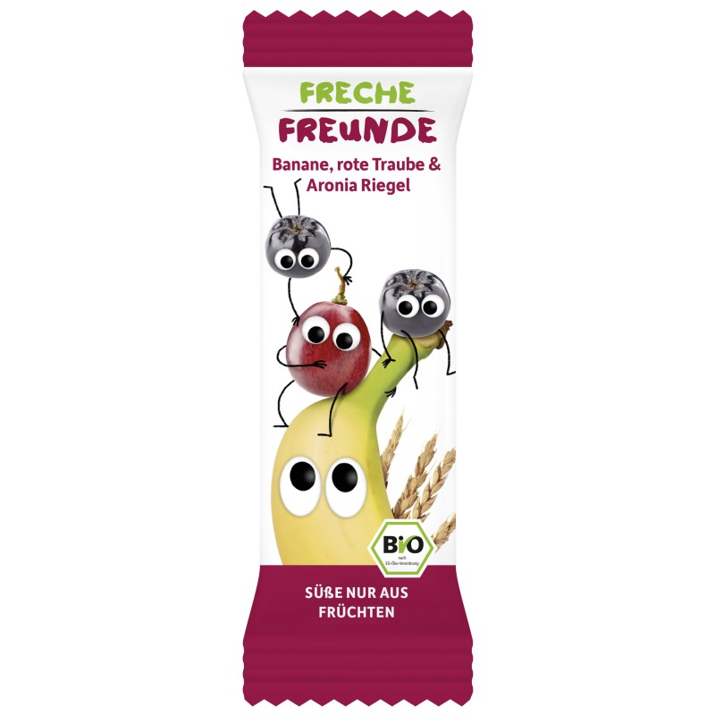 Freche Freunde Bio Barre de Céréales x4 92g