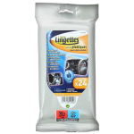 Lingettes nettoyantes pour plastique voiture x24