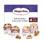 Crème glacée mini cup collection originale x4 380g