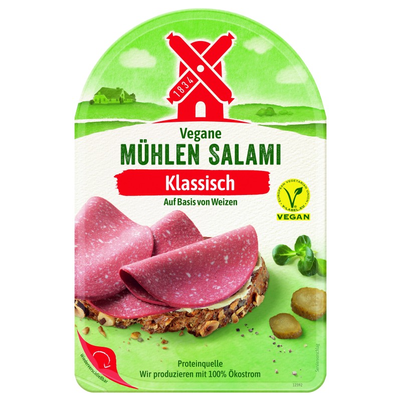 Salami classique à base de blé végétal vegan 80g