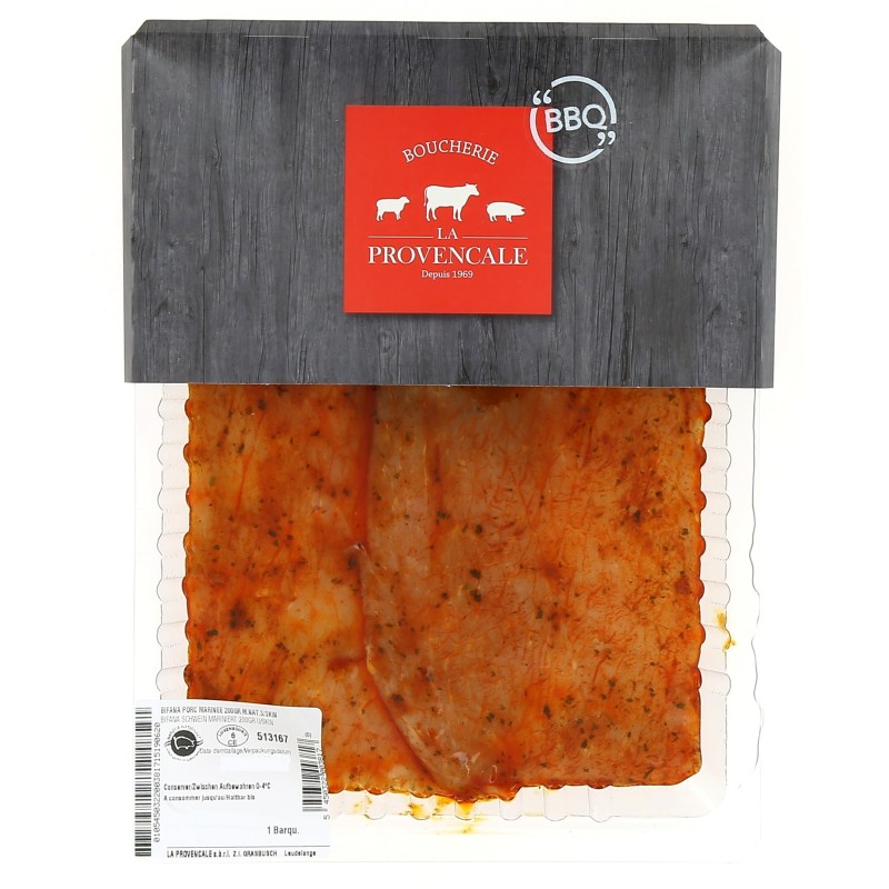 Bifana de Porc Marinée 200g