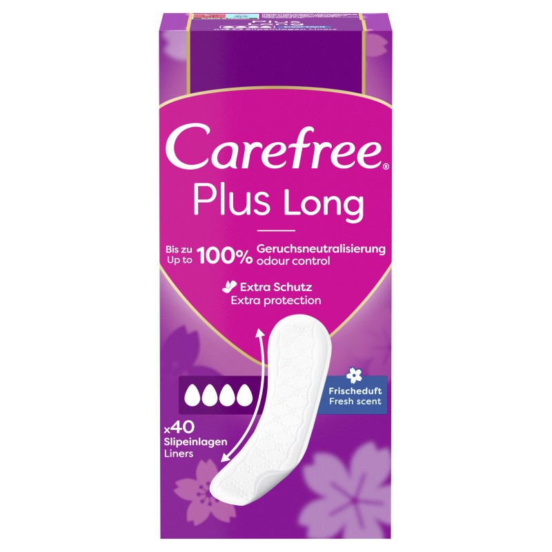 Protège-Slip Plus Long Parfum Frais x40