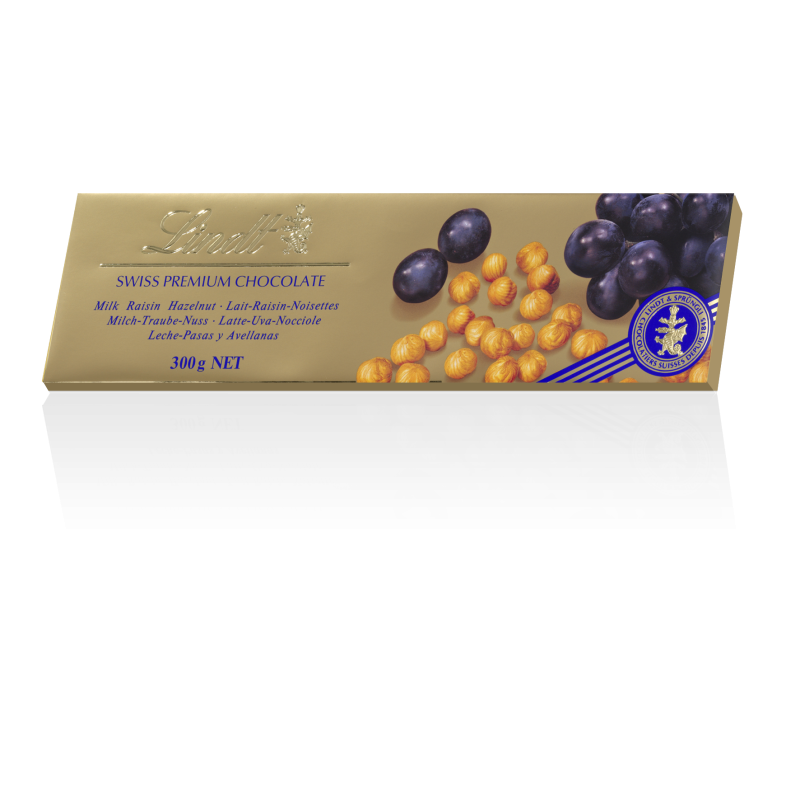 Chocolat au Lait Raisins Noisettes 300g
