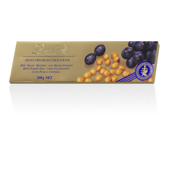 Chocolat au Lait Raisins Noisettes 300g