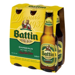 Bière gambrinus 5.2% 6x33cl