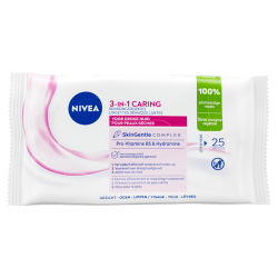 Lingettes démaquillantes 3en1 x25