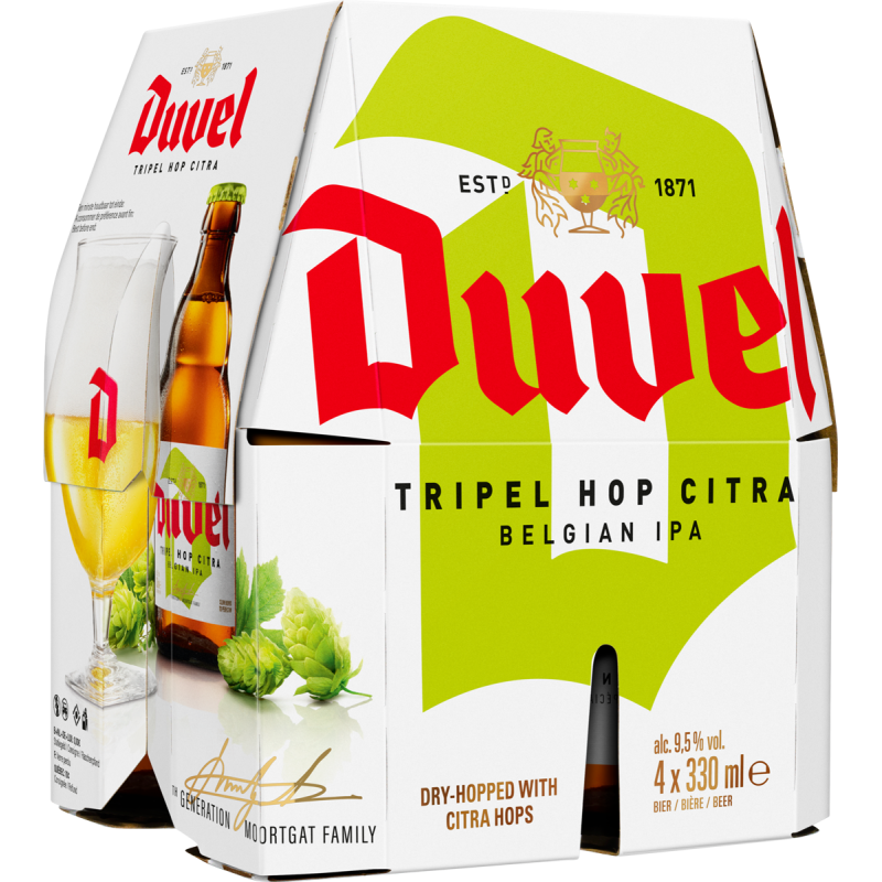 Bière Tripel Hop Citra 9.5% 4x33cl