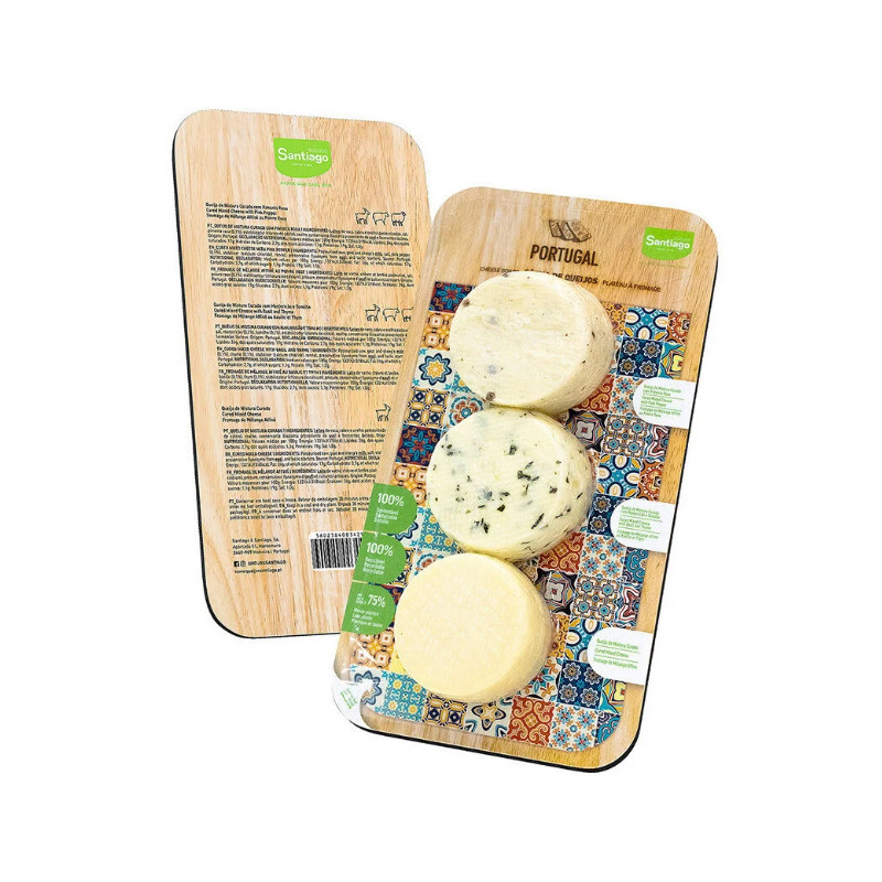 Plateau de 3 fromages saveurs mixtes 3x90g