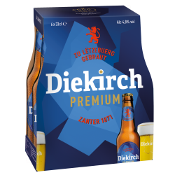 Bière premium 4.8% 6x33cl