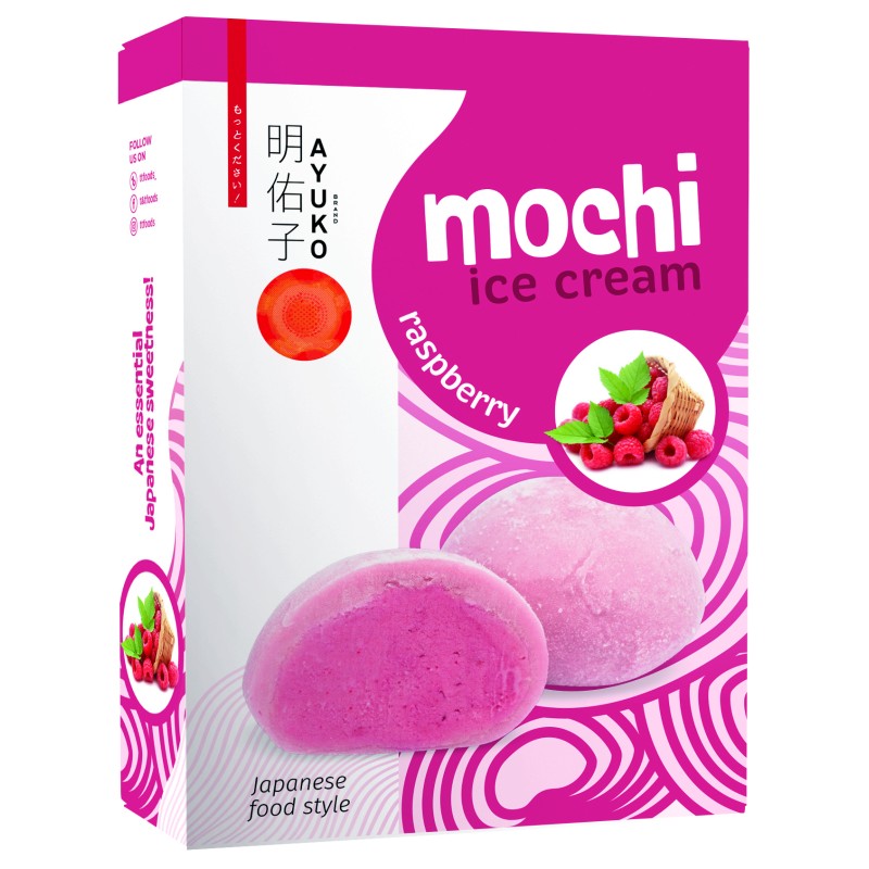 Mochi glacé framboise x6 180g