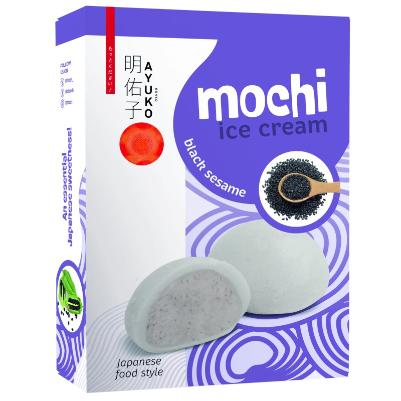 Mochi glacé sésame noir x6 180g