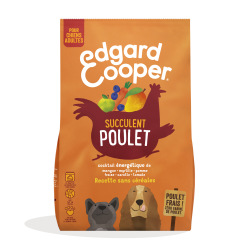 Croquettes au poulet fruits et légumes pour chiens adultes 1kg