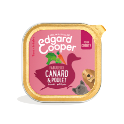 Pâtée de poulet et canard pour chiots 100g