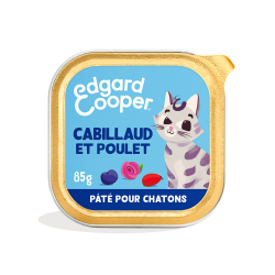Poulet et Cabillaud pour Chatons 85g