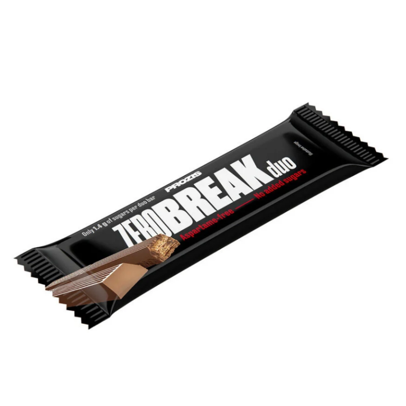 Barre de chocolat au lait zero break duo 22g