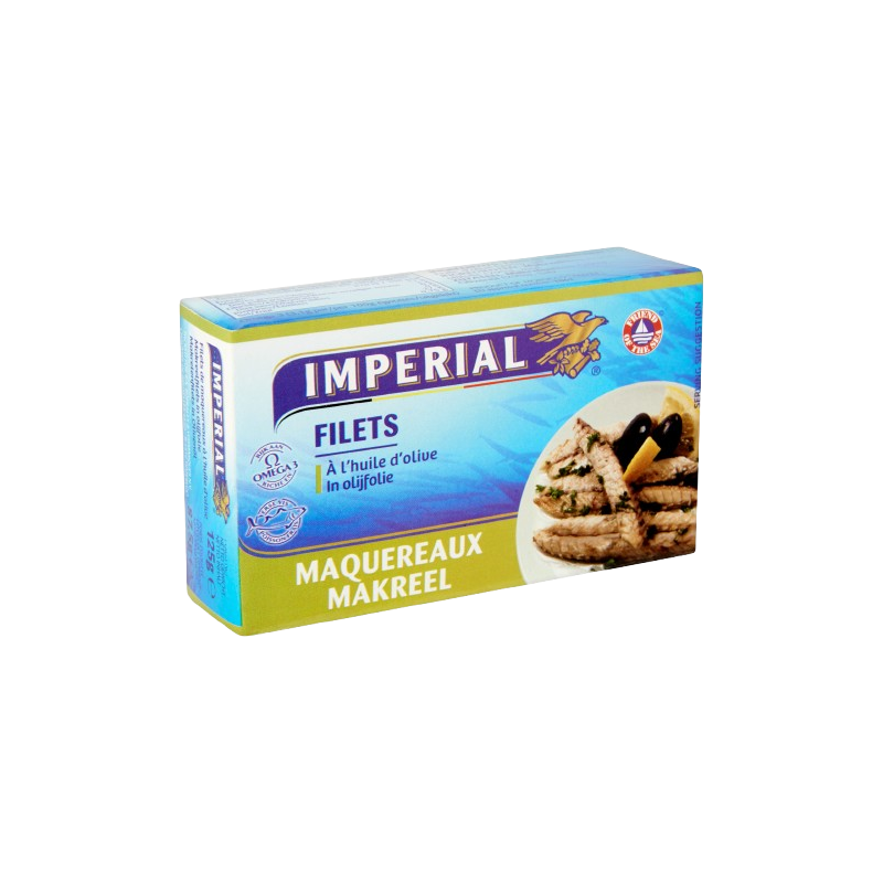 Maqueraux sauvage à l'huile d'olive en filet 125g
