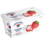 Yaourt entier fraise sans gluten 2x125g