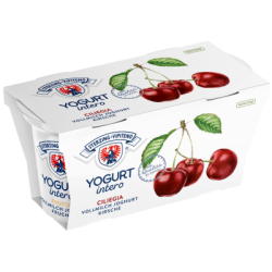 Yaourt entier cerise sans gluten 2x125g