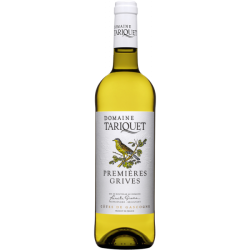 Vin blanc IGP Côtes de Gascogne Premières Grives Domaine Tariquet 11% 75cl